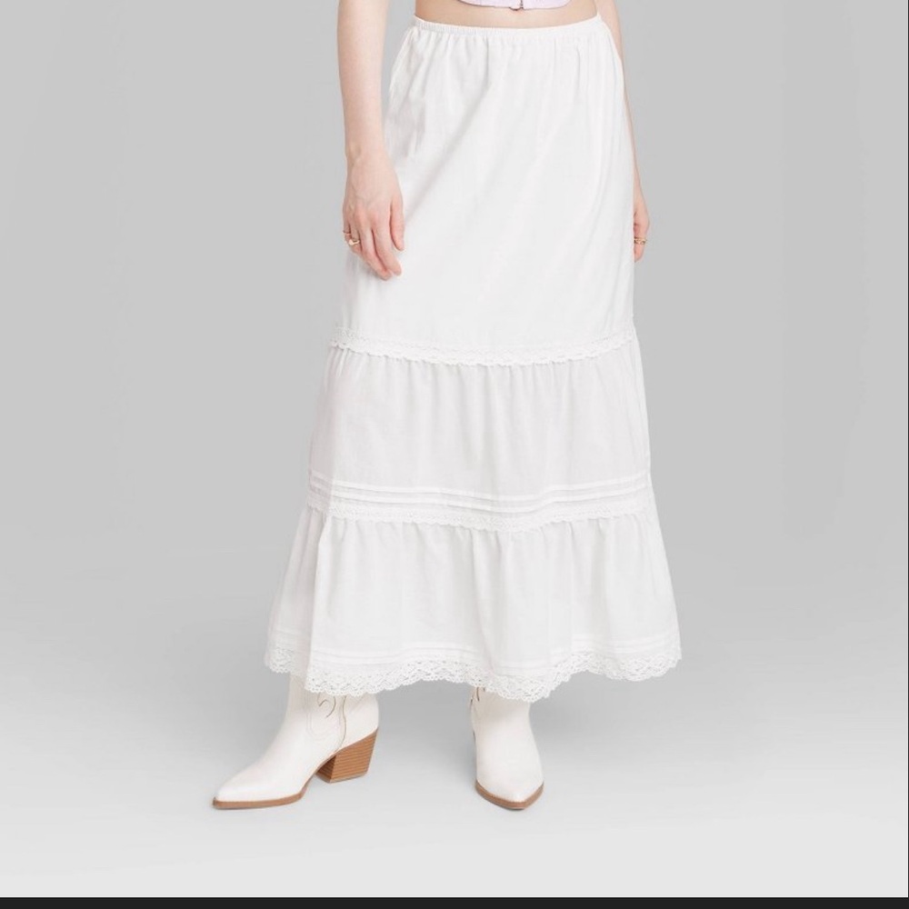 Wild Fable Tiered Maxi Skirt